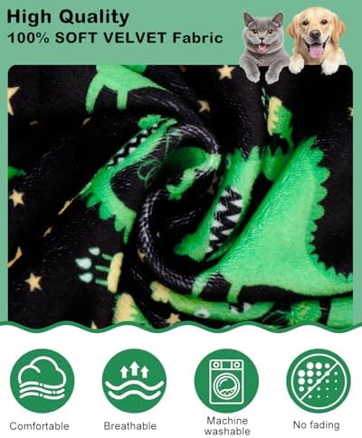 CuteBone Dinosaur Costume Dog Pajamas, Stretchy Spandex Crystal Velvet Sleepwear Coat for Small Dogs, Soft & Warm Pet Outfit Clothes for Cold Weather, Cozy Pullover Design COSP14XXL
