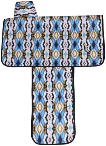 Harrison Howard Sturdy Waterproof Western Saddle Cover with Stylish Prints That Stand Out Keep Your Saddle in Pristine Condition Perfect for Showing or Riding Events