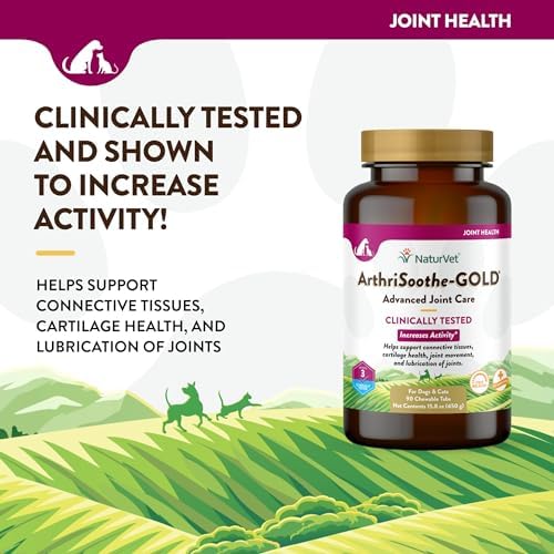 NaturVet Advanced Joint Care Supplement, Dogs & Cats, 90ct