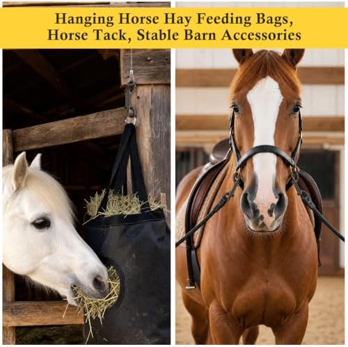 ERKOON 3.5 Inch Double Sided Clips Trigger Snaps for Horse (30 Pack)