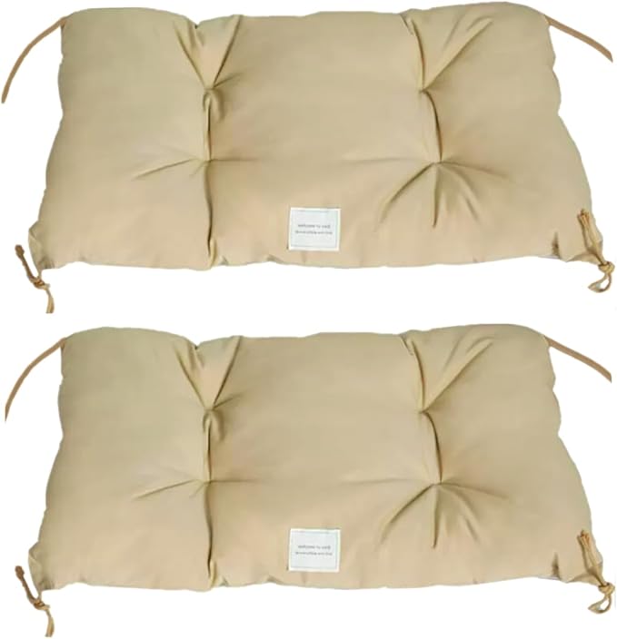 SHENGOCASE 2-Pack 13.8" x 19.7" Soft Cat Kneading Pillow Cushion Bed with Ties for Cat Dog House Perch Shelf, Pad Padding for Cage Kennel Backpack Carrier