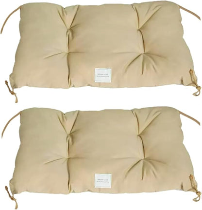 SHENGOCASE 2-Pack 13.8" x 19.7" Soft Cat Kneading Pillow Cushion Bed with Ties for Cat Dog House Perch Shelf, Pad Padding for Cage Kennel Backpack Carrier