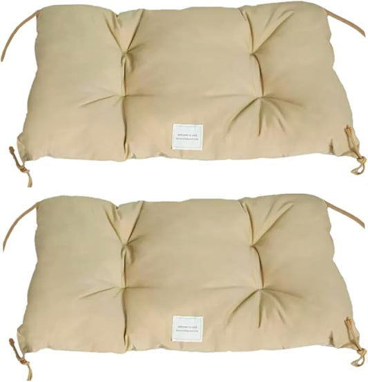 SHENGOCASE 2-Pack 8.7" x 15.7" Soft Cat Kneading Pillow Cushion Bed with Ties for Cat Dog House Perch Shelf, Pad Padding for Cage Kennel Backpack Carrier