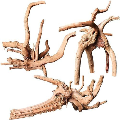 majoywoo Natural Driftwood for Aquarium Decor Fish Tank Decor Reptile Decor