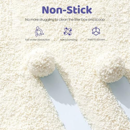 Non-Stick Strong Clumping Cassava Cat Litter, 18lb