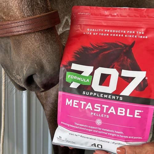 Formula 707 MetaStable Pellets for Horses, 5 lb, 40 Servings