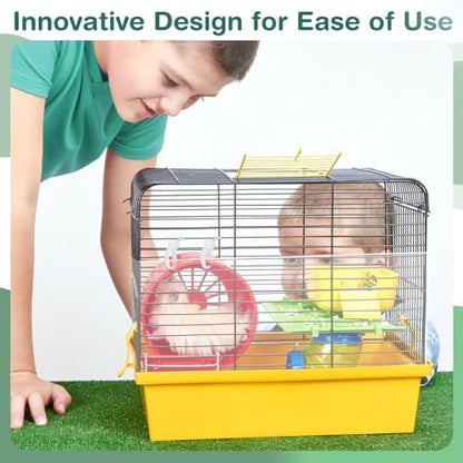 Juexica 2 Pcs 82.7 x 4.5 Inch Guinea Pig Cage Liner Clear Cuttable Critter Liner with Pre Drilled Holes Urine Guard Extra Long Liner with 100 Zip Ties for Rabbit Hamster Ferret Chinchilla