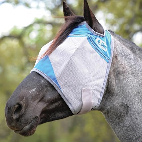 Cashel Crusader Fly Mask, Standard (Blue, Horse)