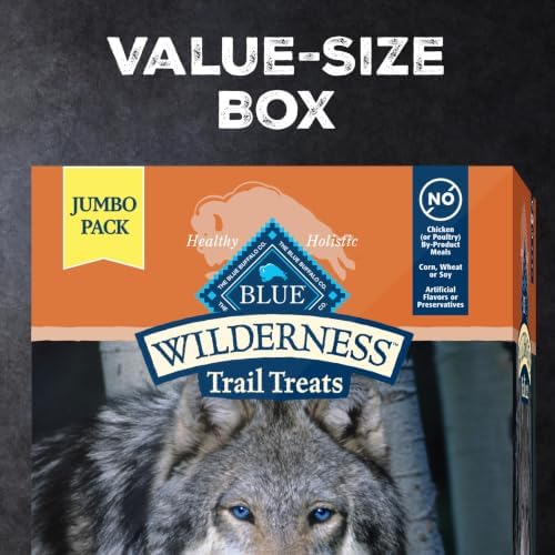 Blue Buffalo Wilderness Trail Treats Turkey Crunchy Dog Biscuits, 36 oz