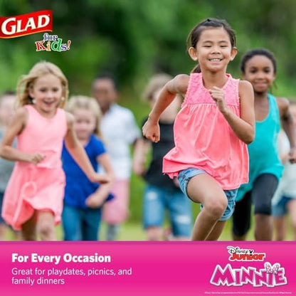 Glad for Kids Disney Minnie Mouse Paper Plates, Pink, 8.5 in, 40 Ct, 8-Pk