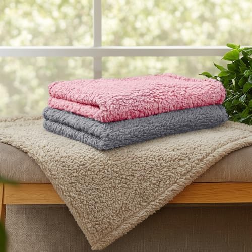 Luciphia 3 Pack Soft Sherpa Fleece Blankets for Dogs Cats Puppies,41"x31"