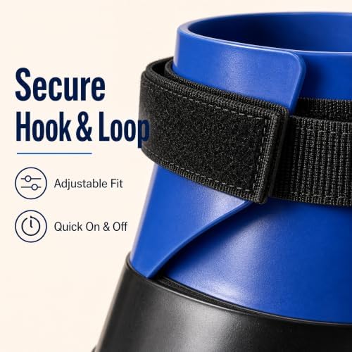 Rubber Medical Hoof Boot, Royal Blue
