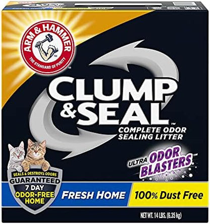 ARM & HAMMER Clump & Seal Cat Litter, Fresh Scent 14lb