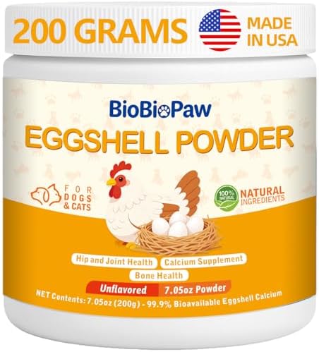 Eggshell Powder for Dogs & Cats Crushed Calcium Supplement