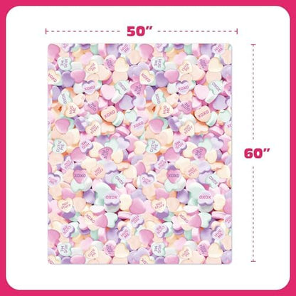 Cozy Concepts Co. Hearts Comfort Throw Blanket by Relatable