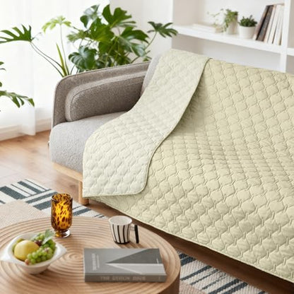 gogobunny Waterproof Pet Blanket for Bed, Washable Couch Cover for Dog Cat