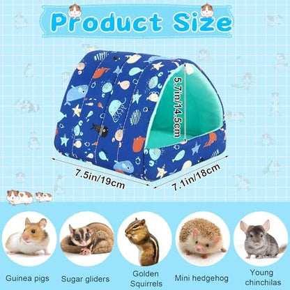 UPINS 2Pcs Guinea Pig Hideout,Guinea Pig Bed Houses