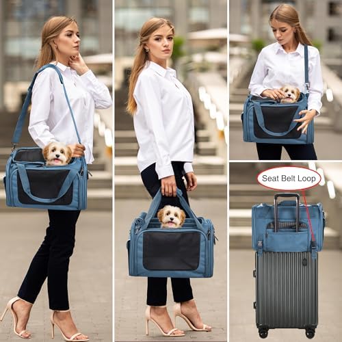 EliteField Deluxe Soft Pet Carrier for Cats and Dogs (3-Year Warranty)