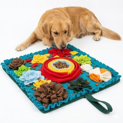 PET ARENA Dog Snuffle Feeding Mat, Adjustable Nose Work Activity Toy