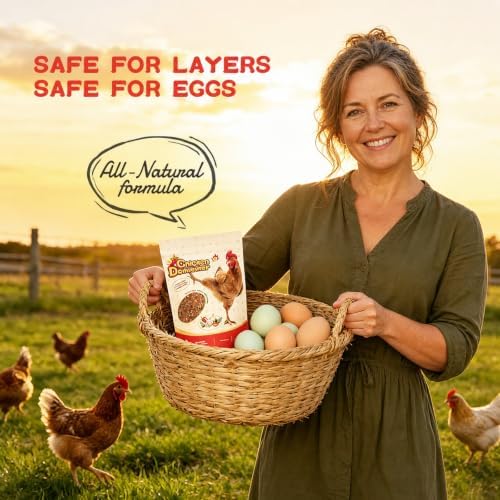 Naturals Armor Chicken Dewormer Powder, Chili Mix Wormer for Laying Hens