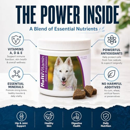 Healthy Breeds German Shepherd Multi-Vitamin Soft Chews 60 Count