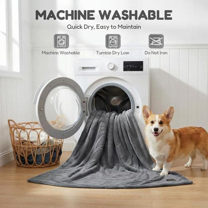 Waterproof Dog Blanket for Small Dogs, Double-Sided Washable Pet Blanket