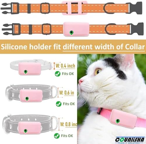 Silicone Holder Compatible for tractive cat mini Tracker for cat Collar