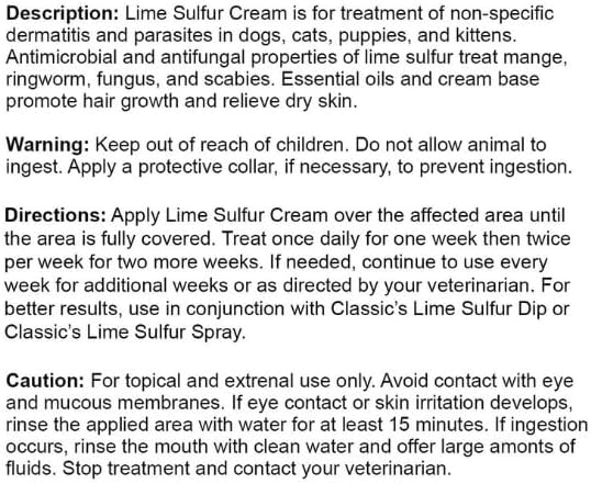 Pet Skin & Coat Care Bundle - Lime Sulfur Cream (2 oz) and Coat Silk Powder (6 oz)