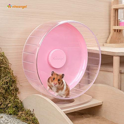 Niteangel Super-Silent Hamster Exercise Wheels: Quiet 10 inch Running Wheel
