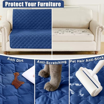 Smiry Waterproof Dog Bed Cover Blanket, Reversible Pet Blanket