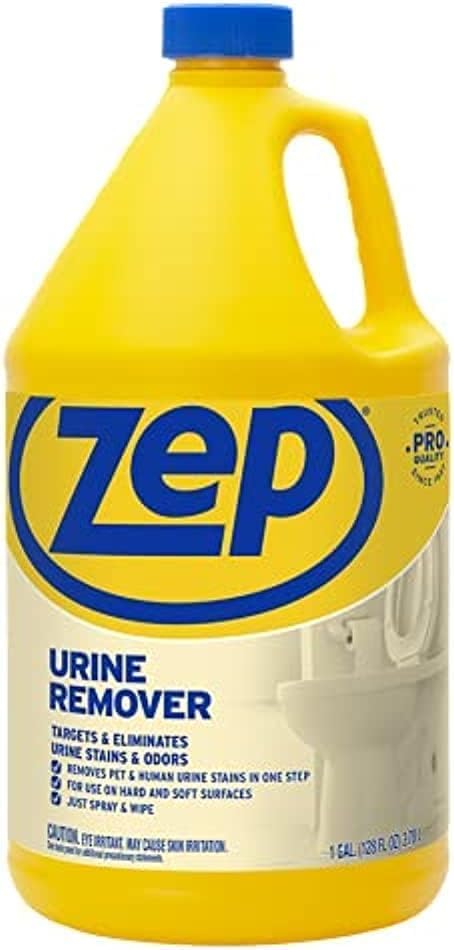 Zep 128oz Urine Remover and 32oz Professional Sprayer Bottle Bundle