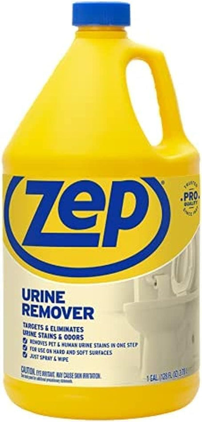 Zep 128oz Urine Remover and 32oz Professional Sprayer Bottle Bundle