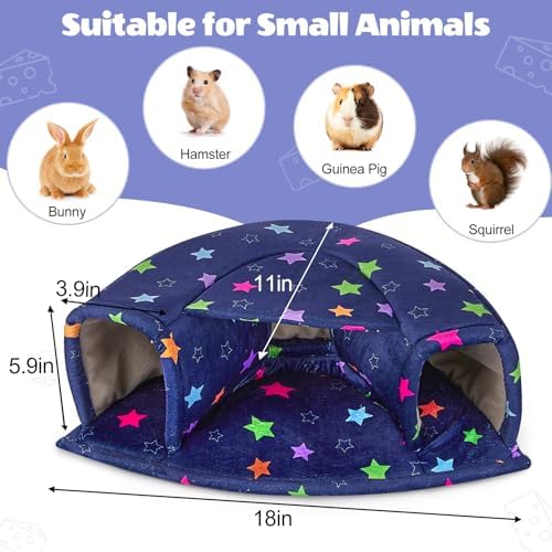 Unicorn Catcher Washable Guinea Pig Hideout Large Cozy Bed for Small Pets