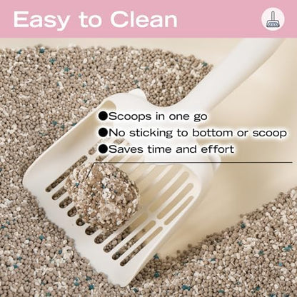XuCuiHua Bentonite Mix Cat Litter, Strong Clumping Litter, Odor Control, Easy Scooping, Clumps Lift Cleanly, Low Dust, Corn & Cassava Litter, 5.5 LB x 3 Bags