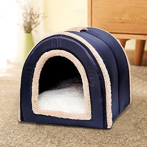 Pet Bed，Warm Cave Nest，Small Pet Animals Bed，Cozy Pet Bed，Pet Self Warming Beds，Cat Bed, Detachable semi-Enclosed Dual Purpose pet Bed, Warm Winter pet Litter, cat House。