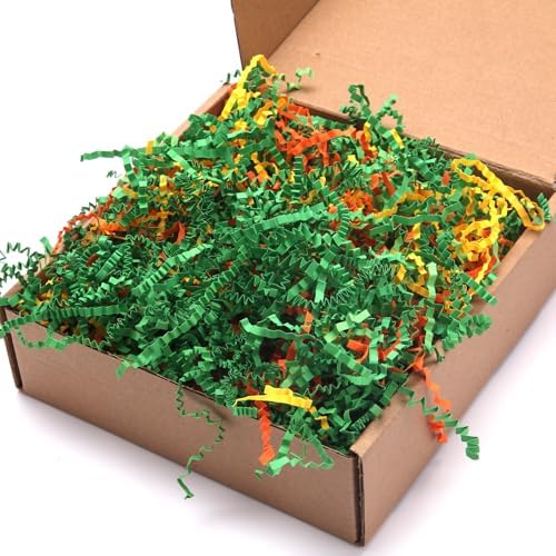Kyouki Crinkle Paper Bird Toys, for Small Parrots, Parakeets, Cockatiels, Lovebirds, Conures, Budgies, Finches, Canaries – Fun Chewable & Shreddable Toy with Colorful Crinkle (Wrinkled Paper)