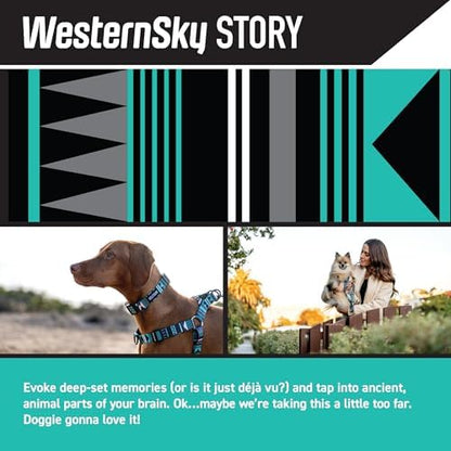 Wolfgang Venture Dog Harness Westernsky Print Large