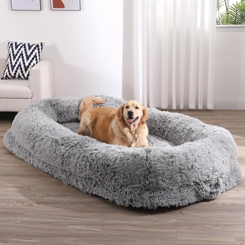 YITAHOME 79"x43" Dog Bed with Blanket and Pillow