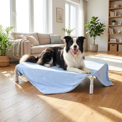 ZOMISIA Breathable Cooling Blanket for Large Dogs, Premium Pet Cooling Mat