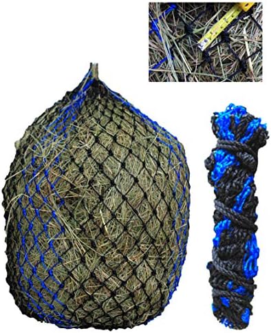 T TEKE Deluxe Slow hay Feeder hay nets, 1-3/4" Feeding Holes, Horse Supplies hay Bags for Horses, Goats