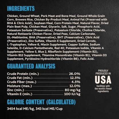 Cesar Dry Dog Food Chicken Flavor and Vegetable Garnish, 5 lb. Bag