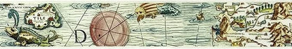 allydrew Washi Masking Tape, 15mm x 10M, Voyager Map