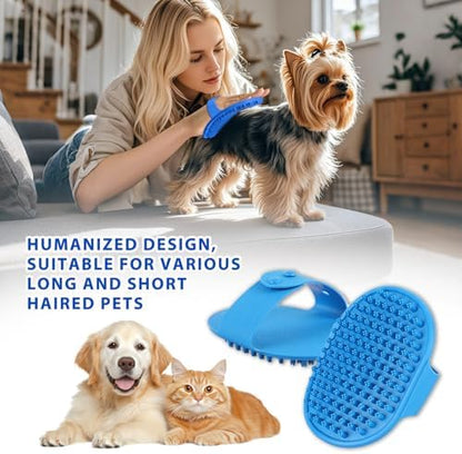 NVNAN Pet Shampoo Brush and Massage Bath Brush