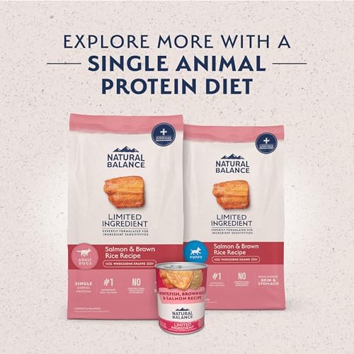 Natural Balance Limited Ingredient, Salmon & Brown Rice, 24 lb