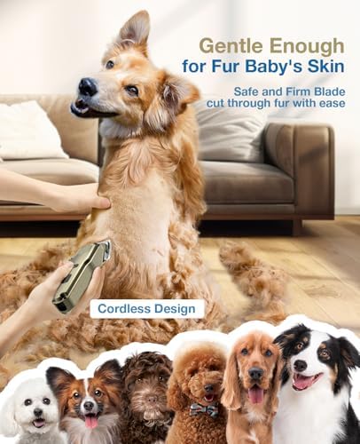 oneisall Dog Clippers for Grooming Thick Heavy Coats