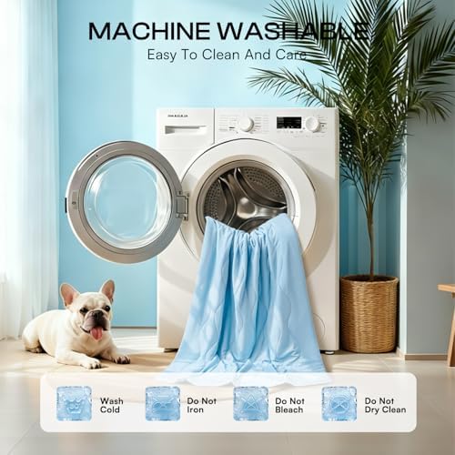 Luciphia Cooling Dog Blanket, Q-MAX>0.5 Pet Throw for Couch, Crate & Bed