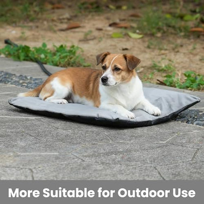 Outdoor Heating Pad for Dog，Heating Pet Bed for Small, Medium, Large and Dogs/Cats - Auto Temperature Control Outdoor Heated Pet Pad. (XL -28 x 16 inch)