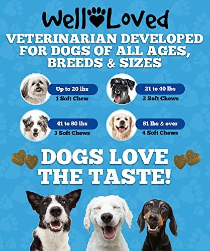 Well Loved Probiotics for Dogs, Dog Probiotics, Made in USA, Vet Developed