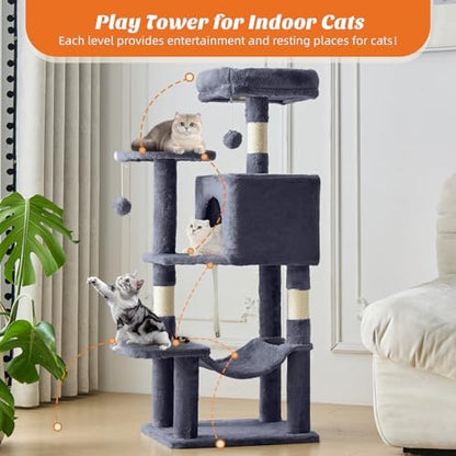 44 Inch Small Cat Tree Tower for Indoor Cats and Kittens
