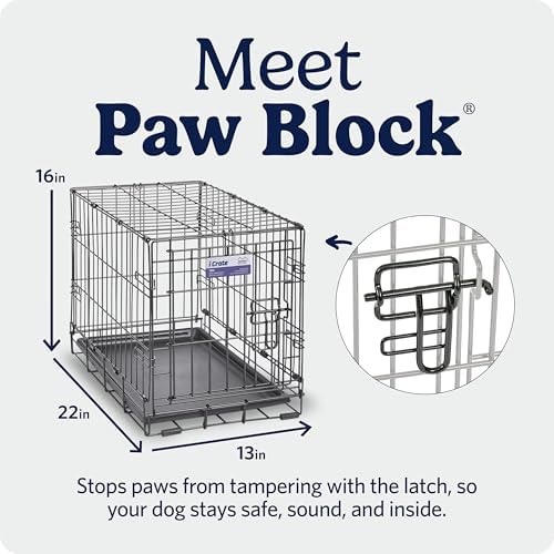 Midwest 22-Inch Single Door iCrate, for Extra-Small Breeds, Up to 15 lbs